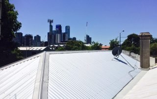 Metal roofing installation
