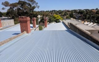 Metal roofing installation